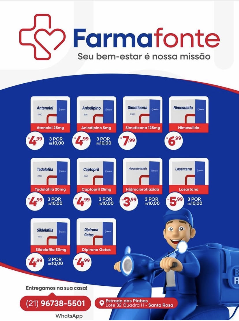 Encarte de medicamentos Farmafonte